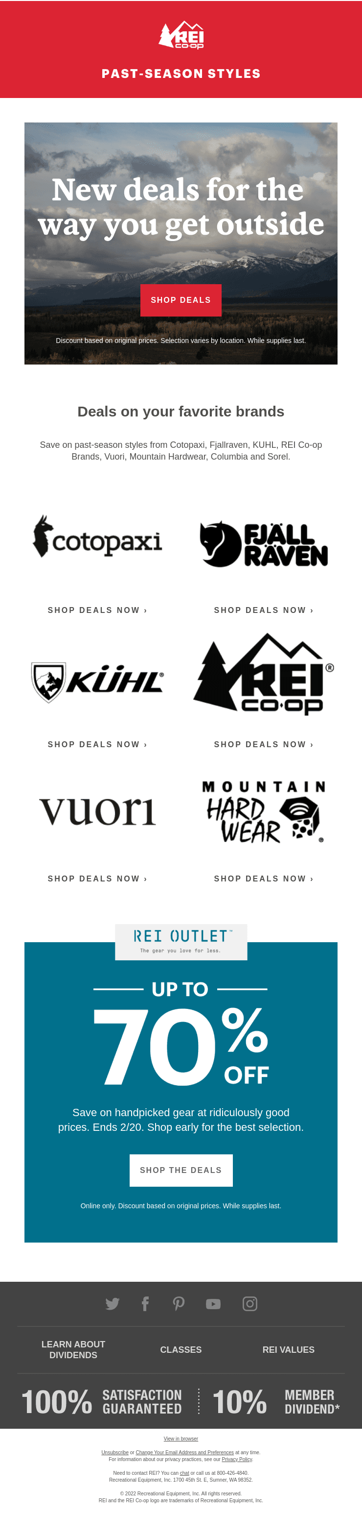 Big Deals for Getting Outside for Less