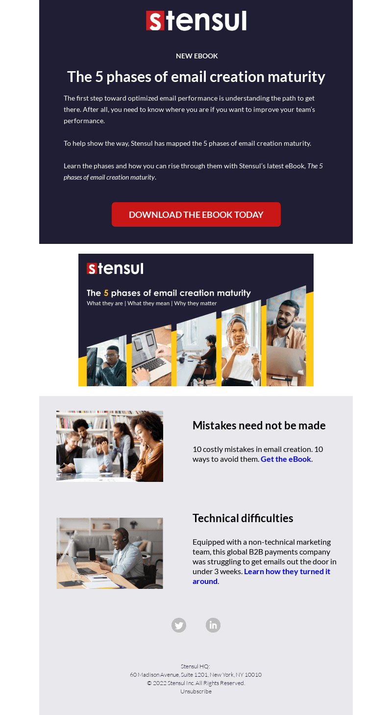New eBook: email creation maturity