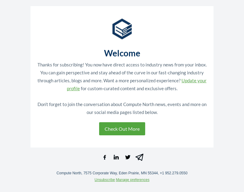 Compute North email from Thu, Feb 24, 2022