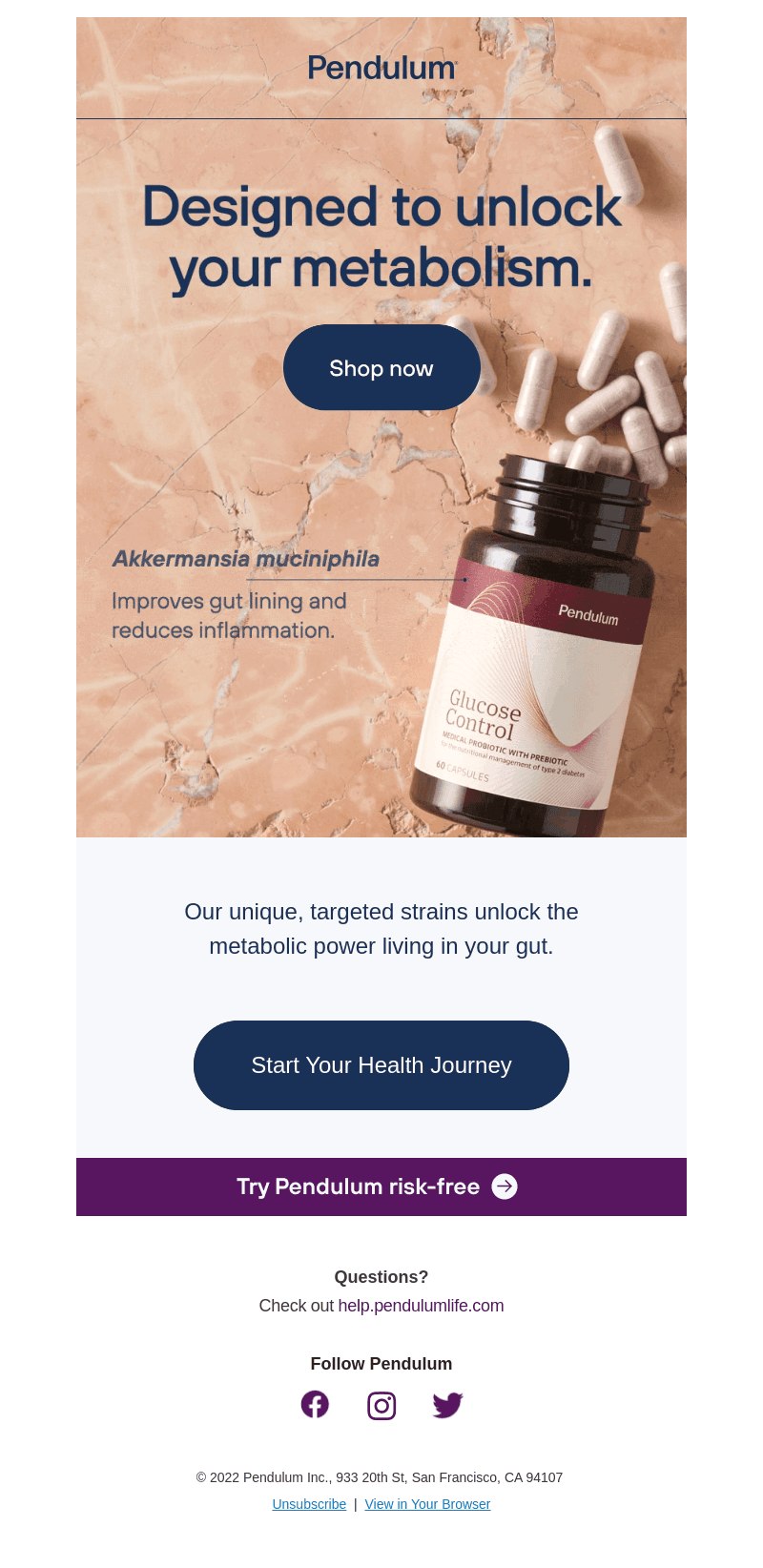 Designed to unlock your metabolism