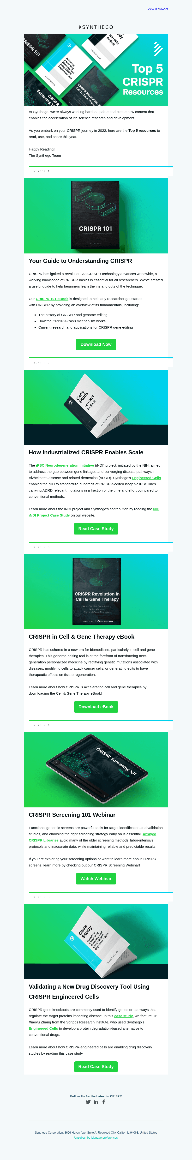 Top 5 CRISPR Resources for 2022