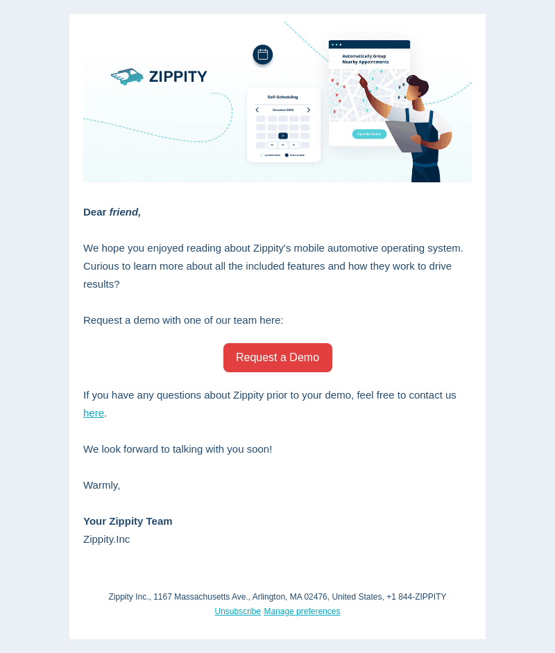 Zippity email from Sun, Mar 20, 2022