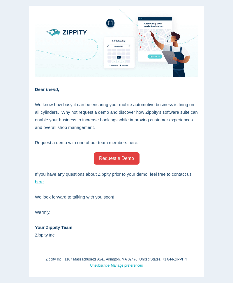 Zippity email from Sun, Mar 27, 2022