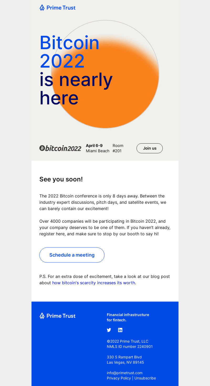 Bitcoin 2022 is Only 8 Days Away