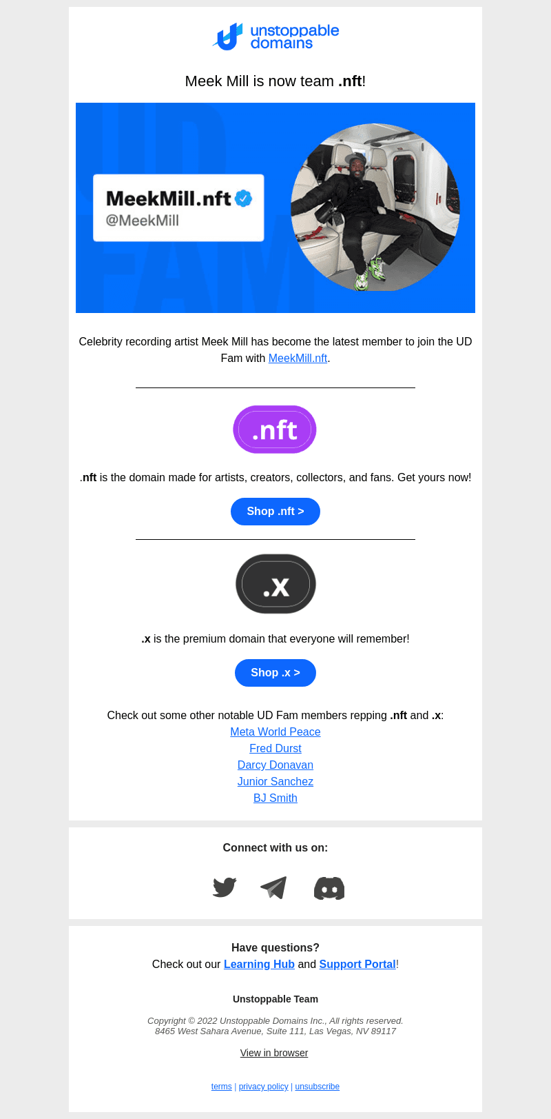 🔥 Trending: .nft and .x!