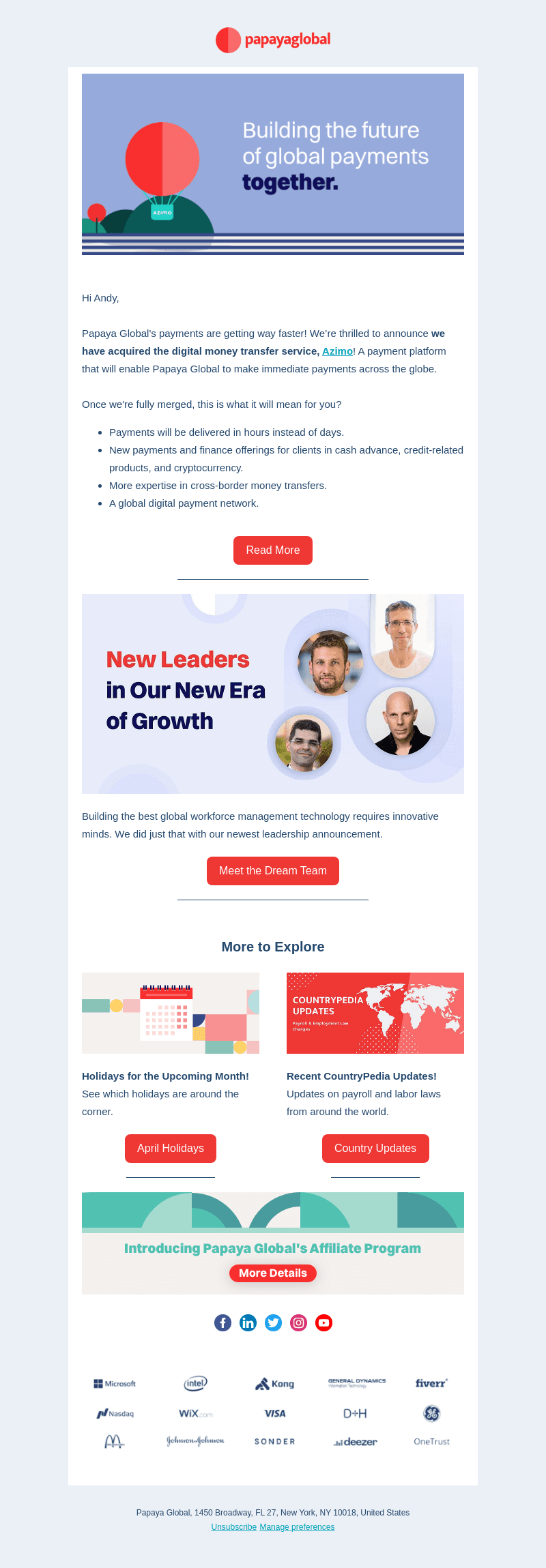 Papaya Global Acquires Azimo!
