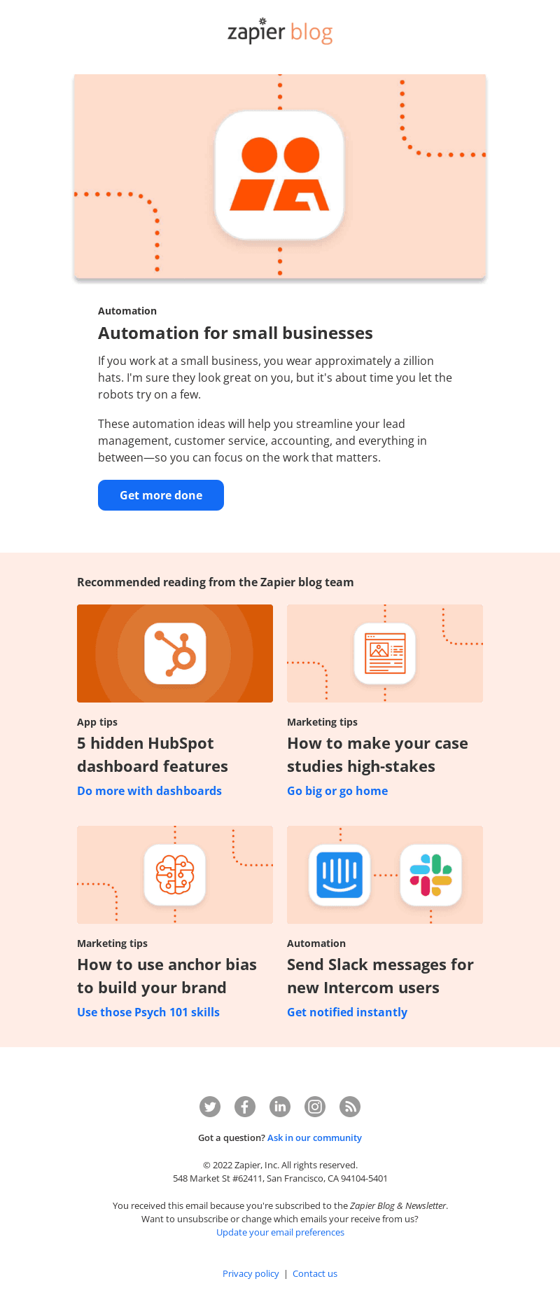 Automation for small businesses