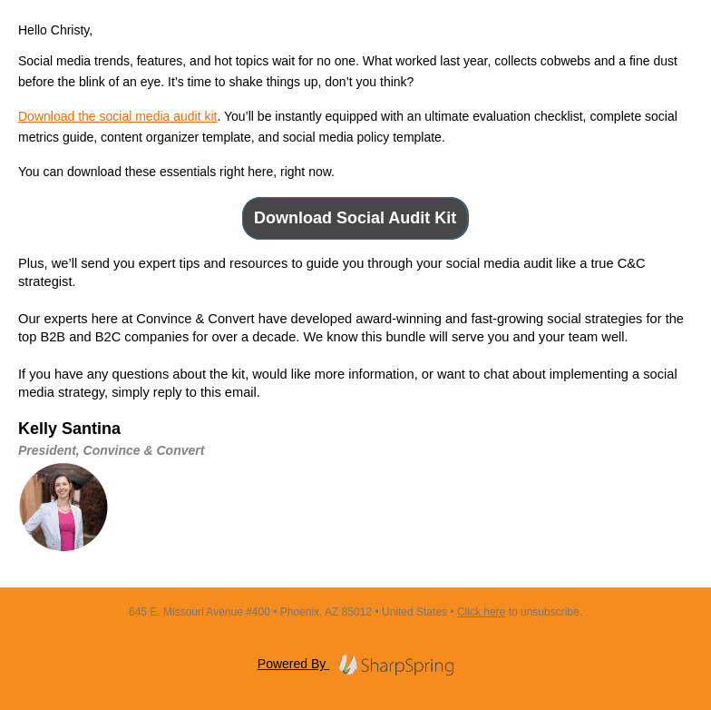 Social Audit Like a C&C Pro