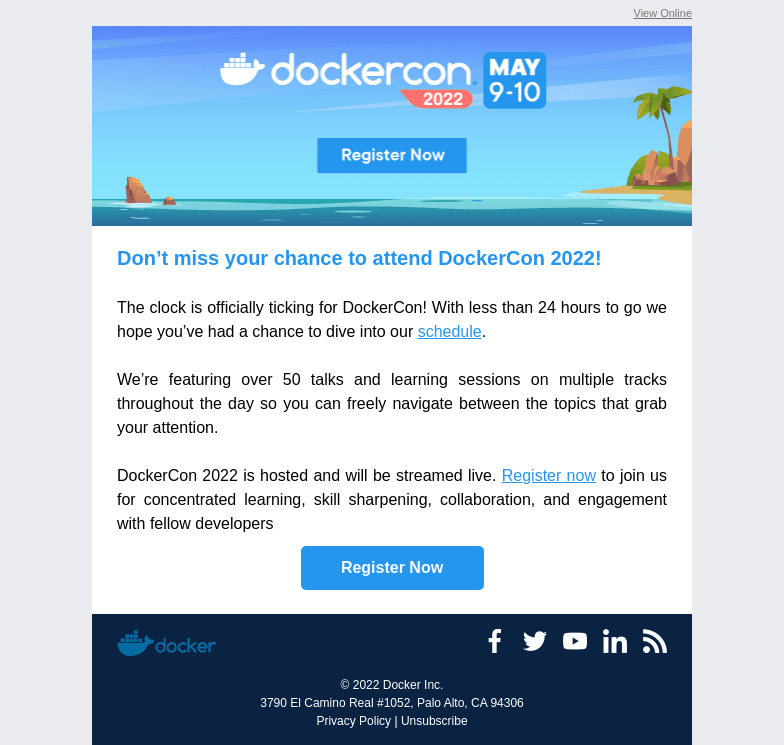Last chance to register! Don’t miss DockerCon 2022!