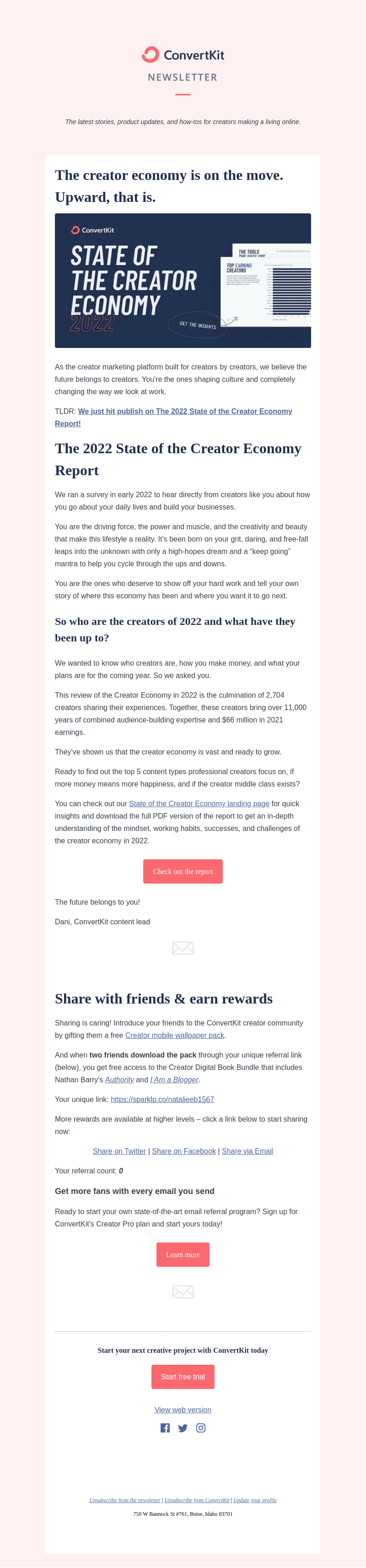 Creators! Our report about how you’re changing the world is live