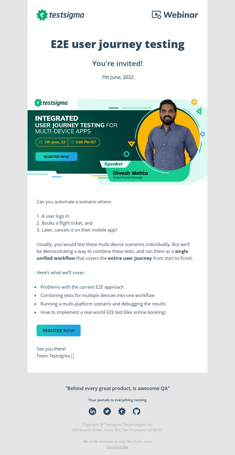 [Webinar] Automating E2E tests for multi-device apps