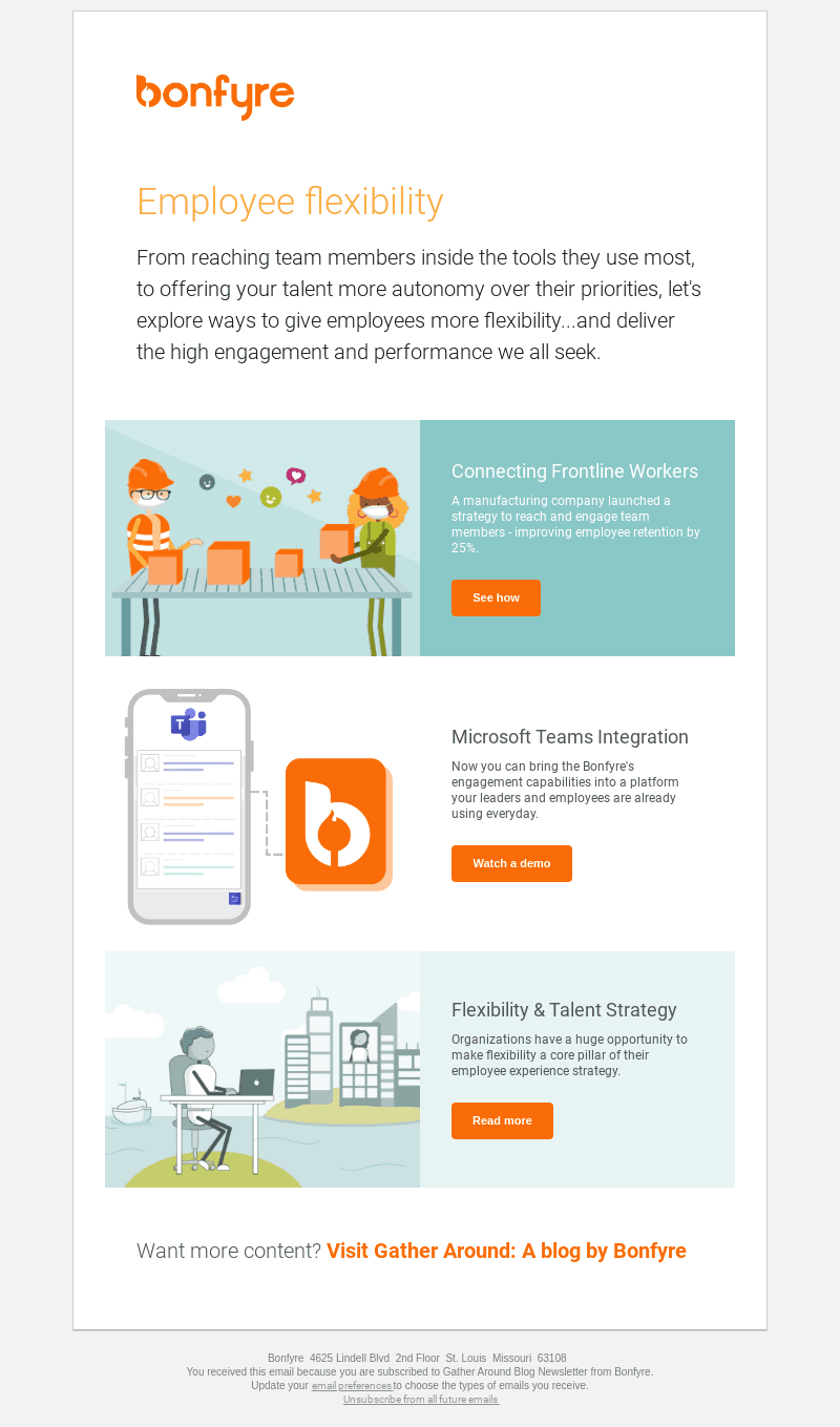 Bringing flexibility into your employee engagement strategy