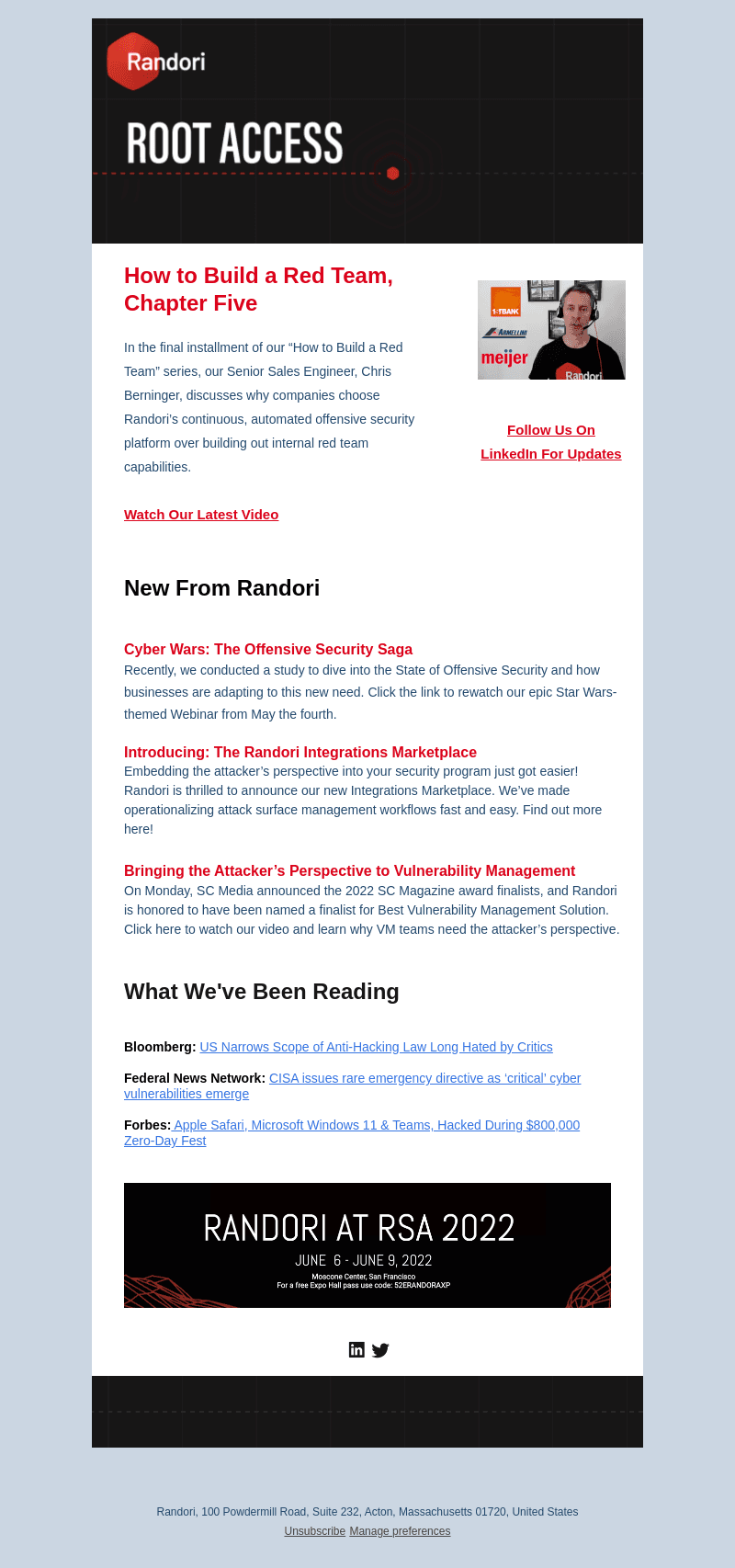 Root Access - Choosing Randori As Your Red Team