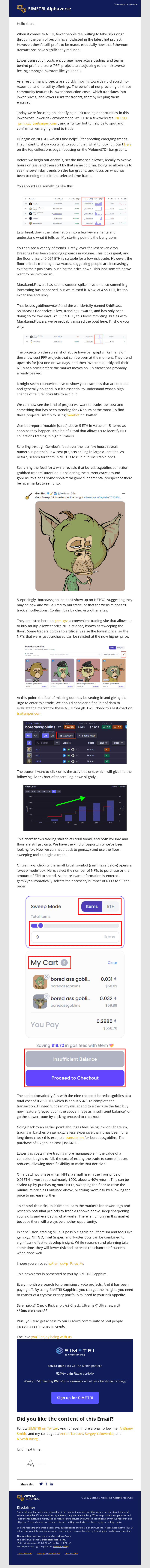SIMETRI Alphaverse: Low Risk Trades.