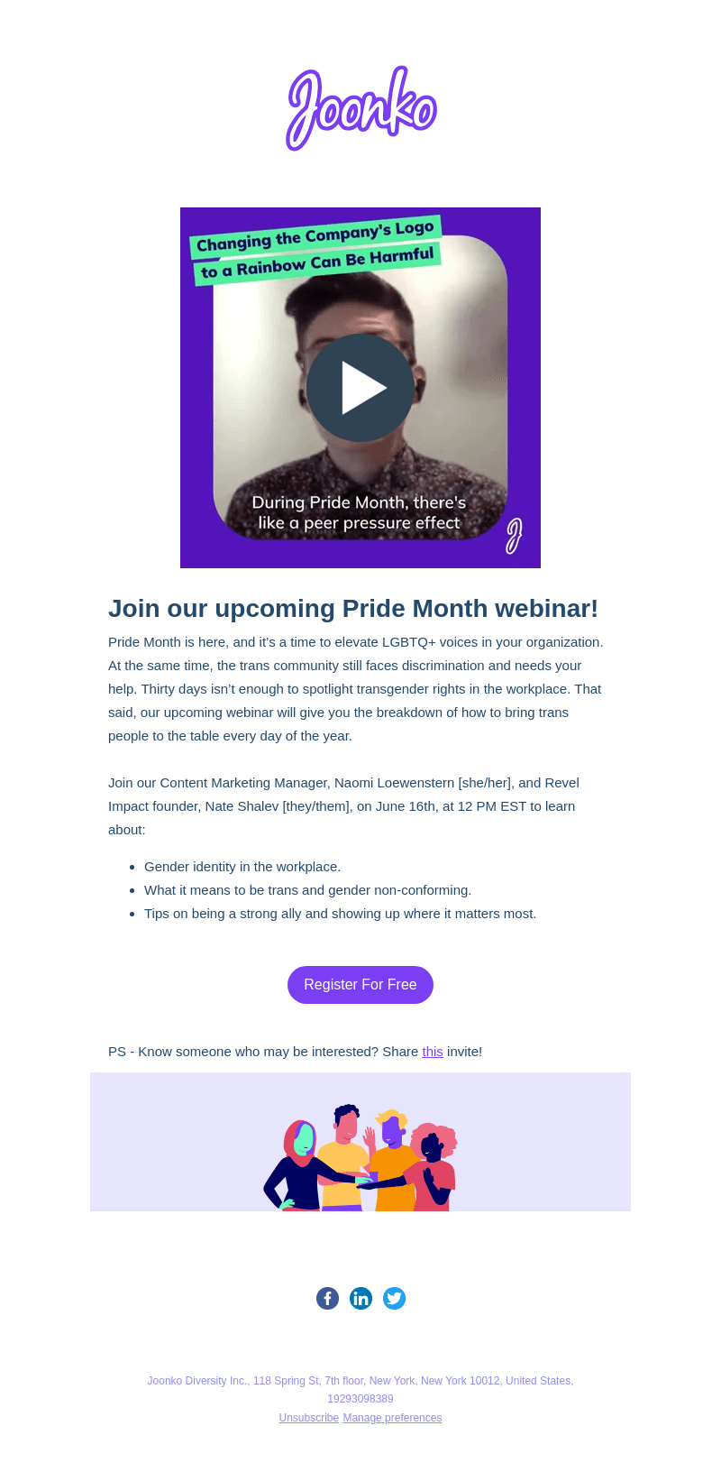 ▶️Webinar: Creating a Trans Inclusive Workplace Beyond Pride