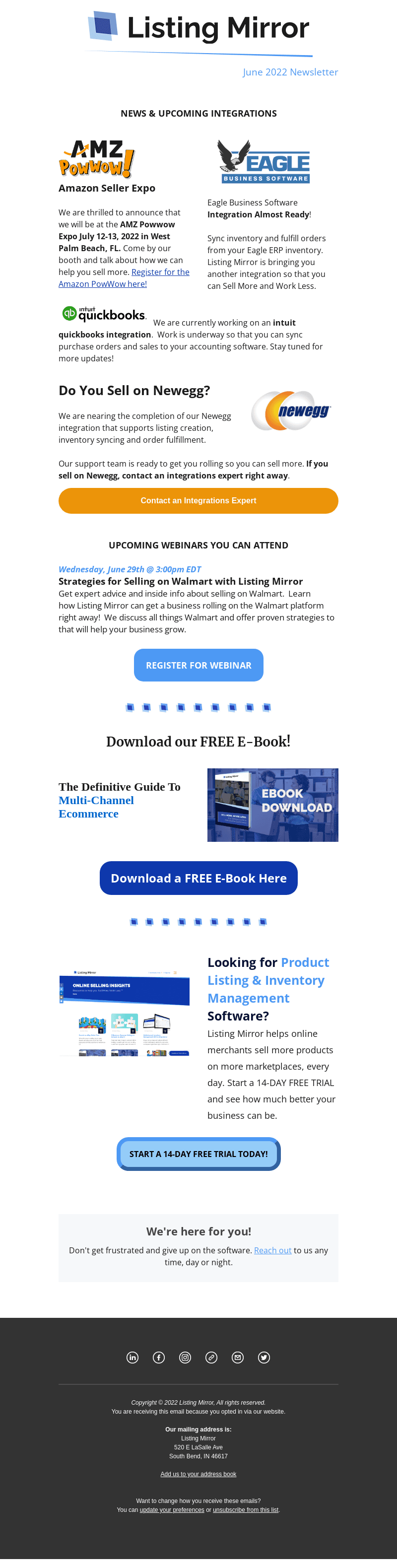Monthly Newsletter - June 2022