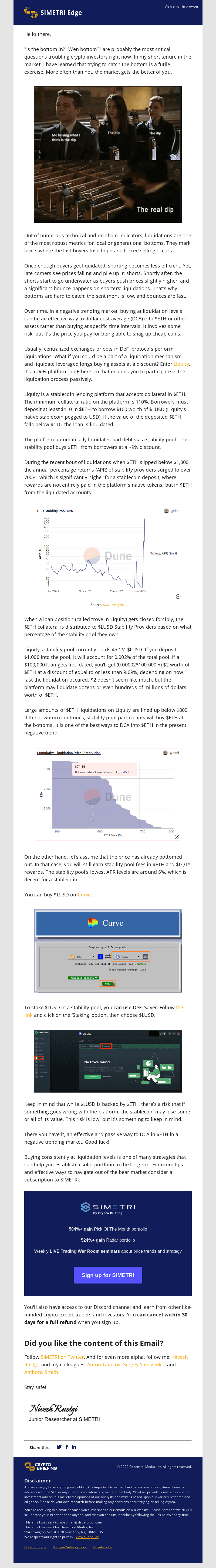 SIMETRI Edge: Fishing for liquidations