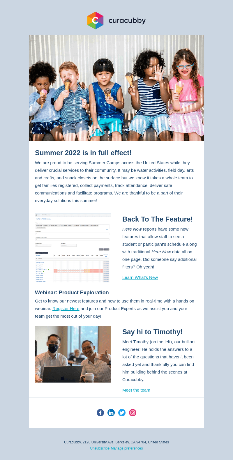 Curacubby email from Tue, Jul 5, 2022