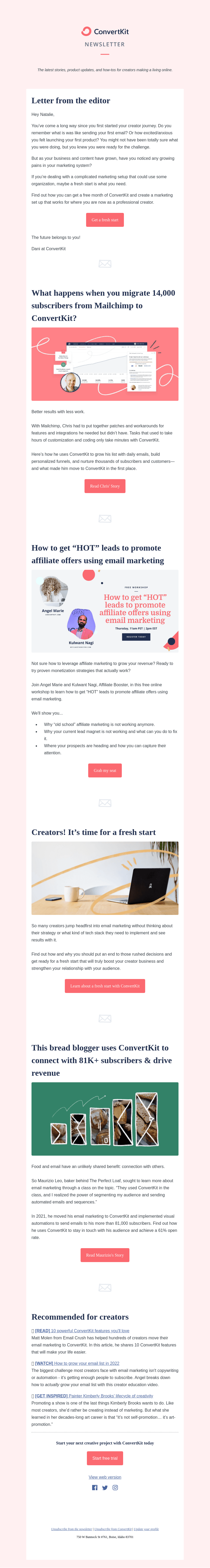 How a bread blogger uses ConvertKit to connect with 81K+ subscribers