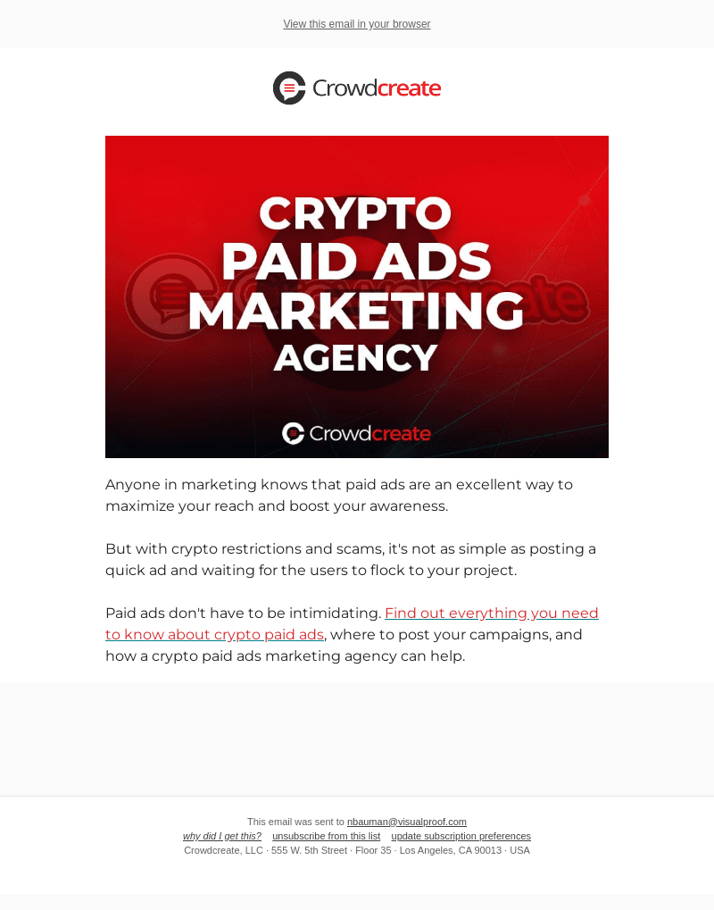 Wondering About Crypto Paid Ads?