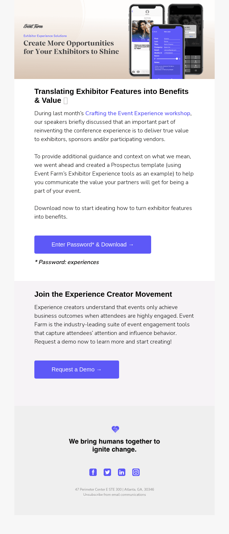 Translating Exhibitor Features into Benefits 💪