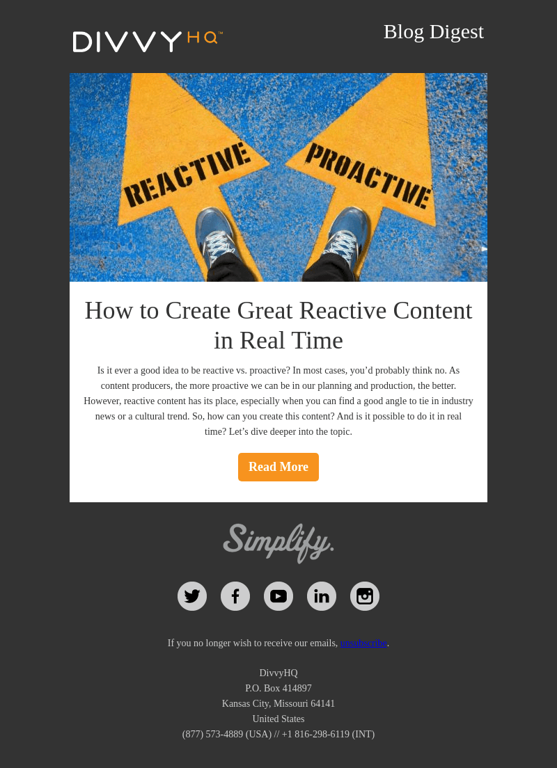 How to Create Great Reactive Content in Real Time