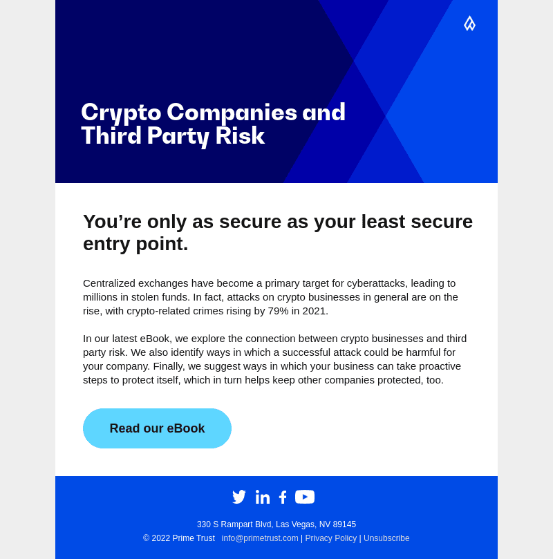 Prime Trust’s Third Party Risk eBook