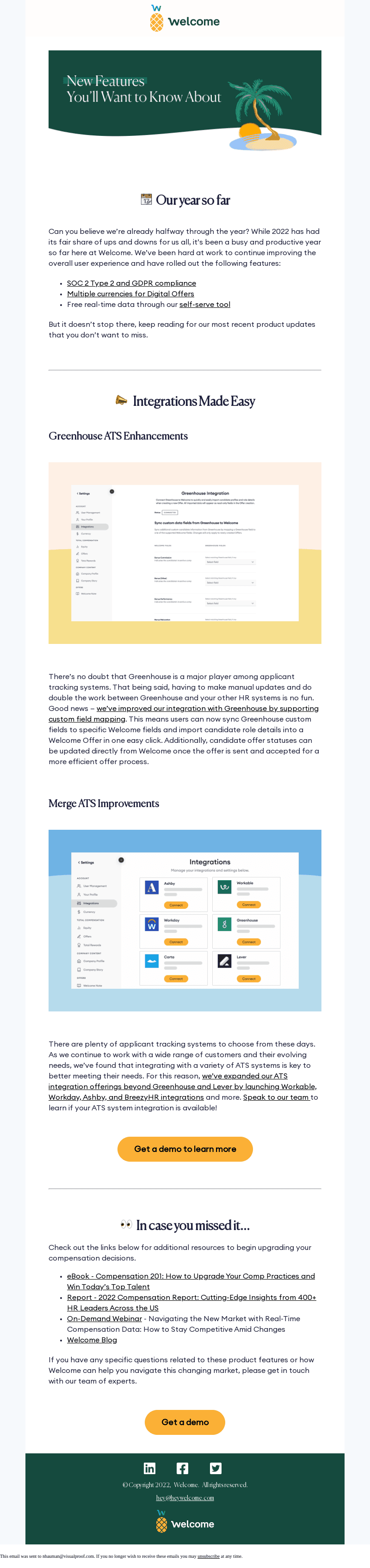 Fine-tune your HR process with Welcome