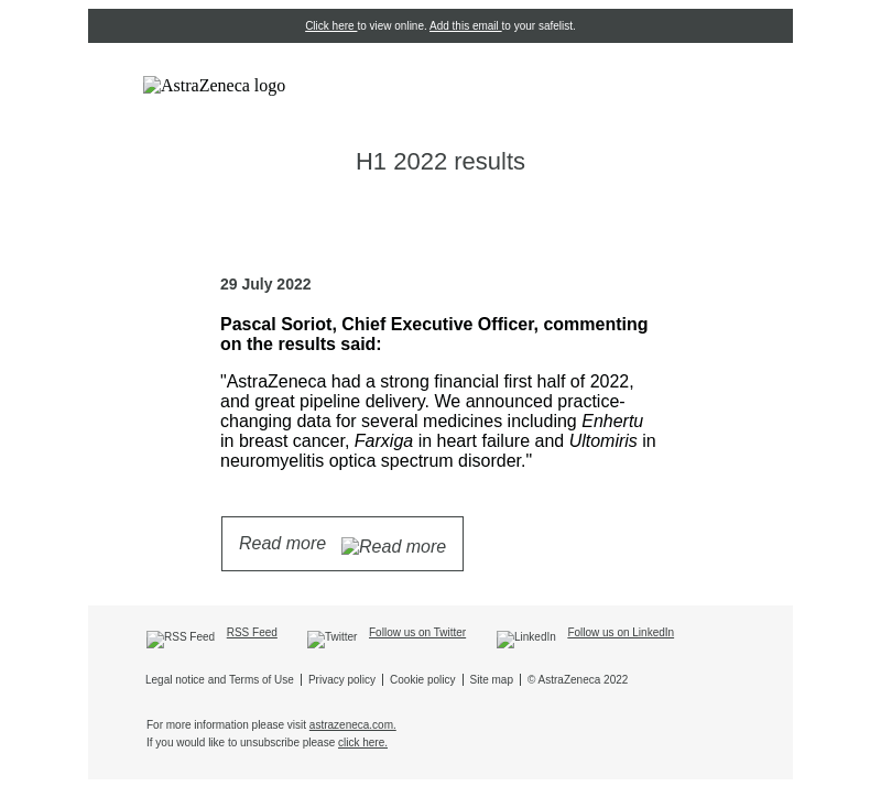 H1 2022 results