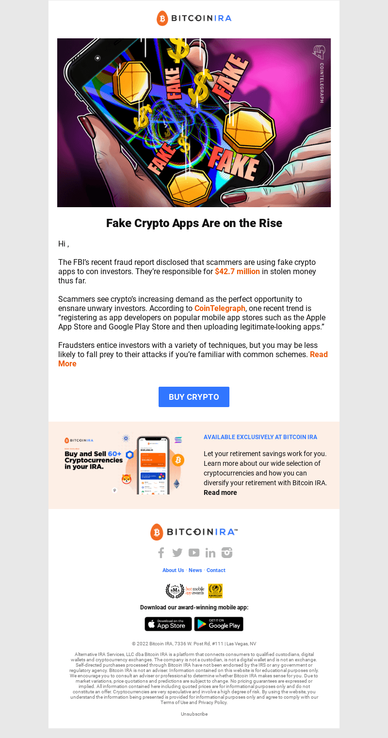 Learn how to detect a fake crypto app 🕵️