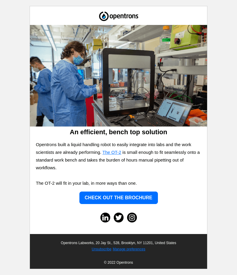 Fits on your work bench and in your workflows