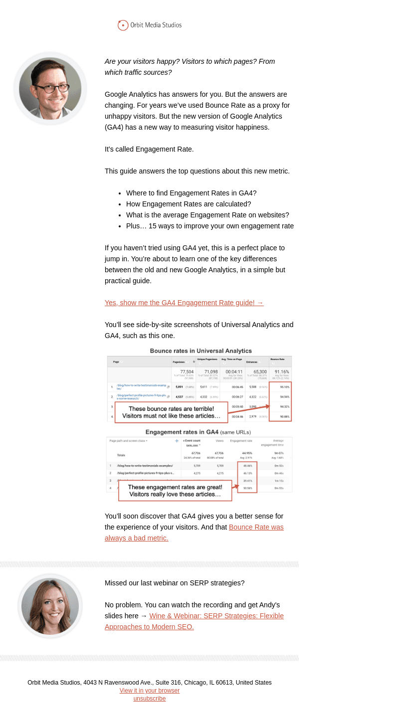 Do visitors like your page? GA4 can answer that question
