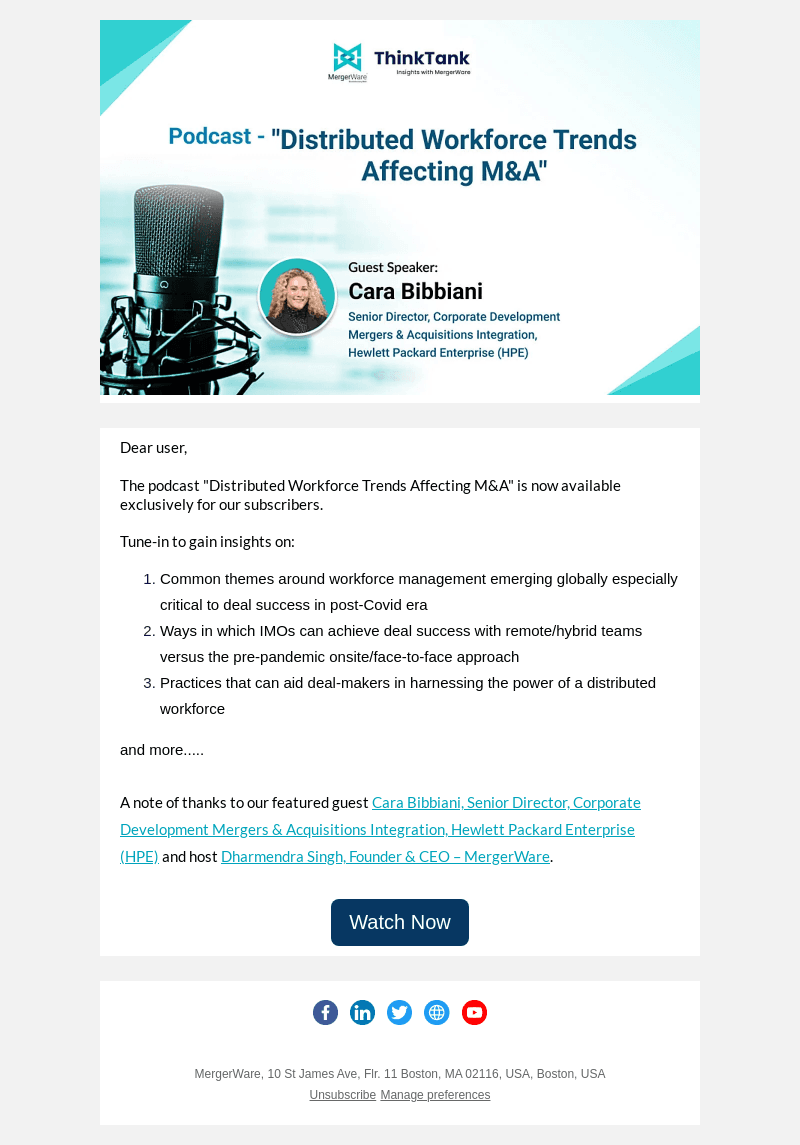 "Distributed Workforce Trends Affecting M&A" is now available exclusively for our subscribers
