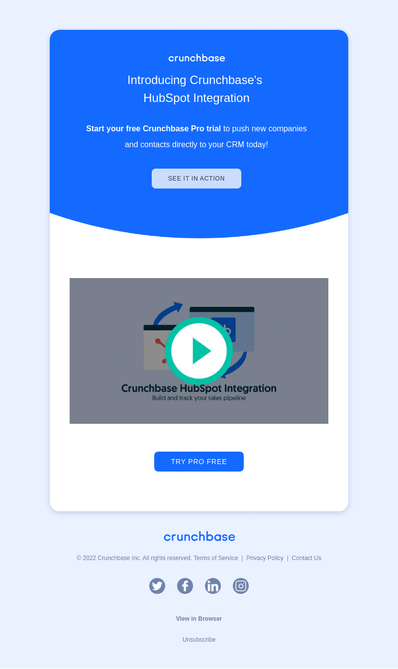 See Crunchbase’s HubSpot integration in Action