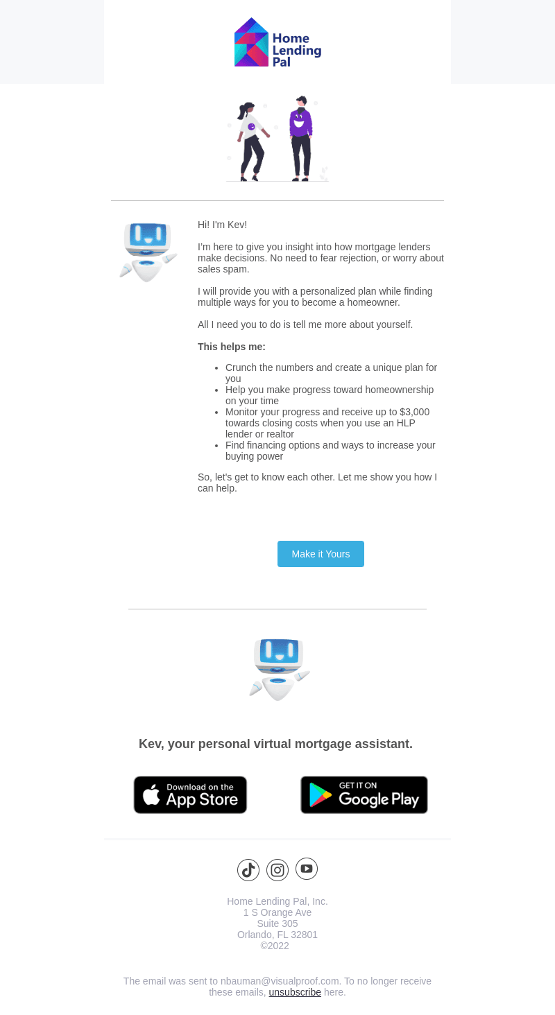 Home Lending Pal email from Wed, Oct 19, 2022