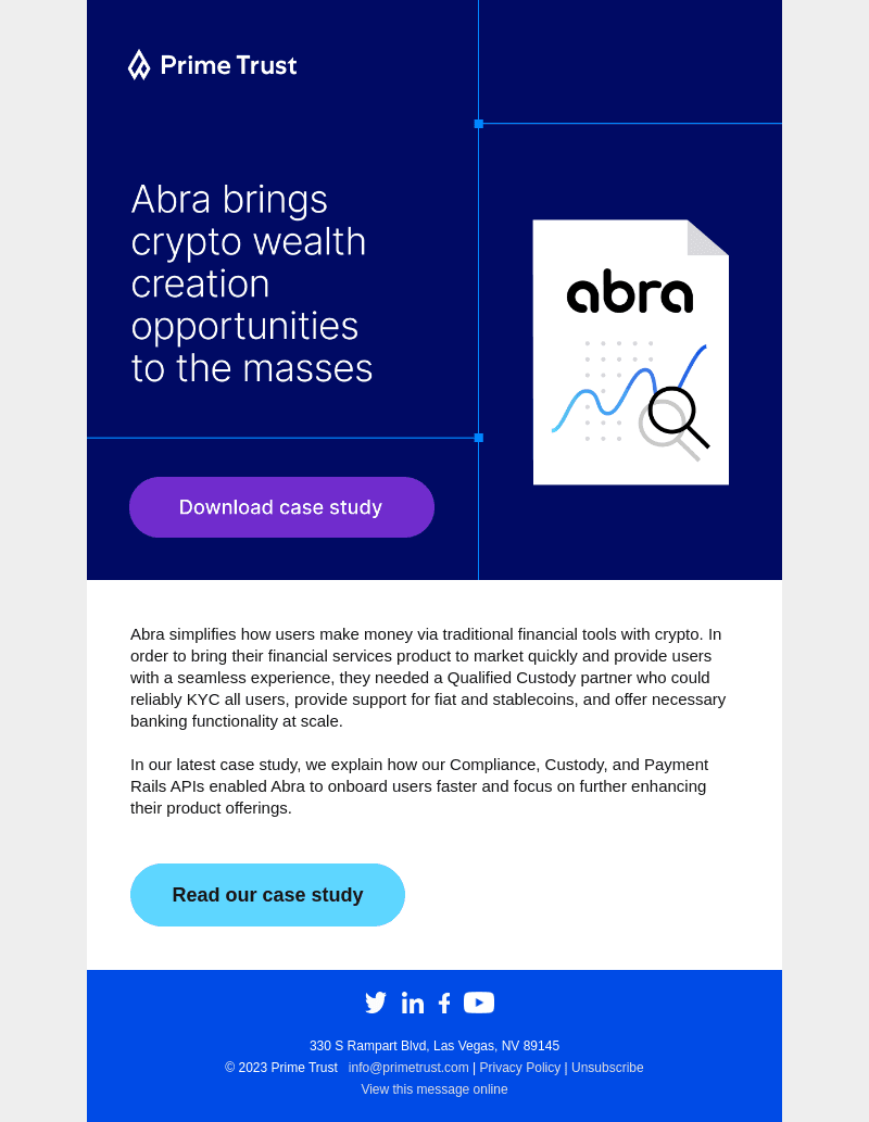 Prime trust email from Wed, Jan 4, 2023