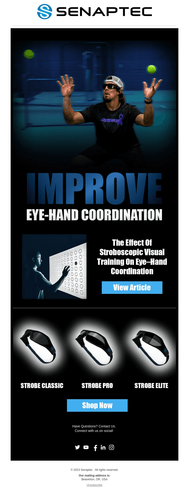 Improve Eye-Hand Coordination.