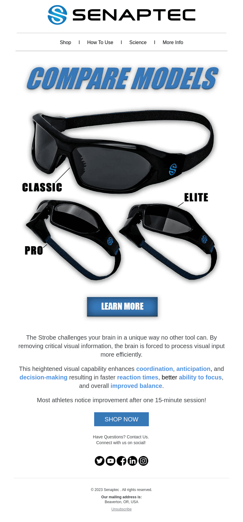 Compare Our Strobe Models!