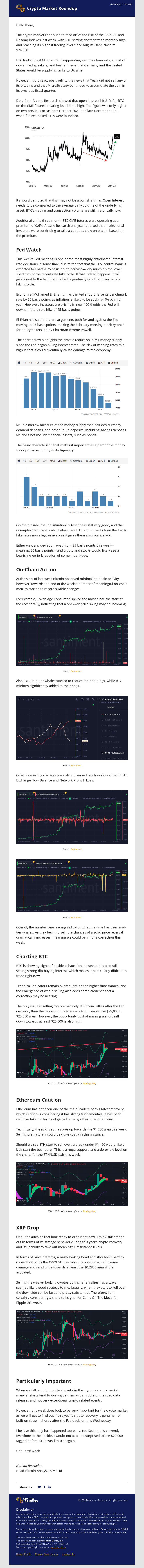 Crypto Market Roundup: Another new high