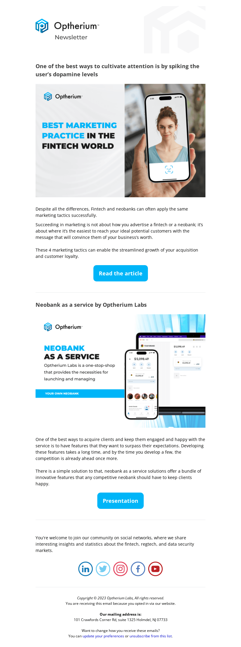 Optherium email from Thu, Feb 2, 2023