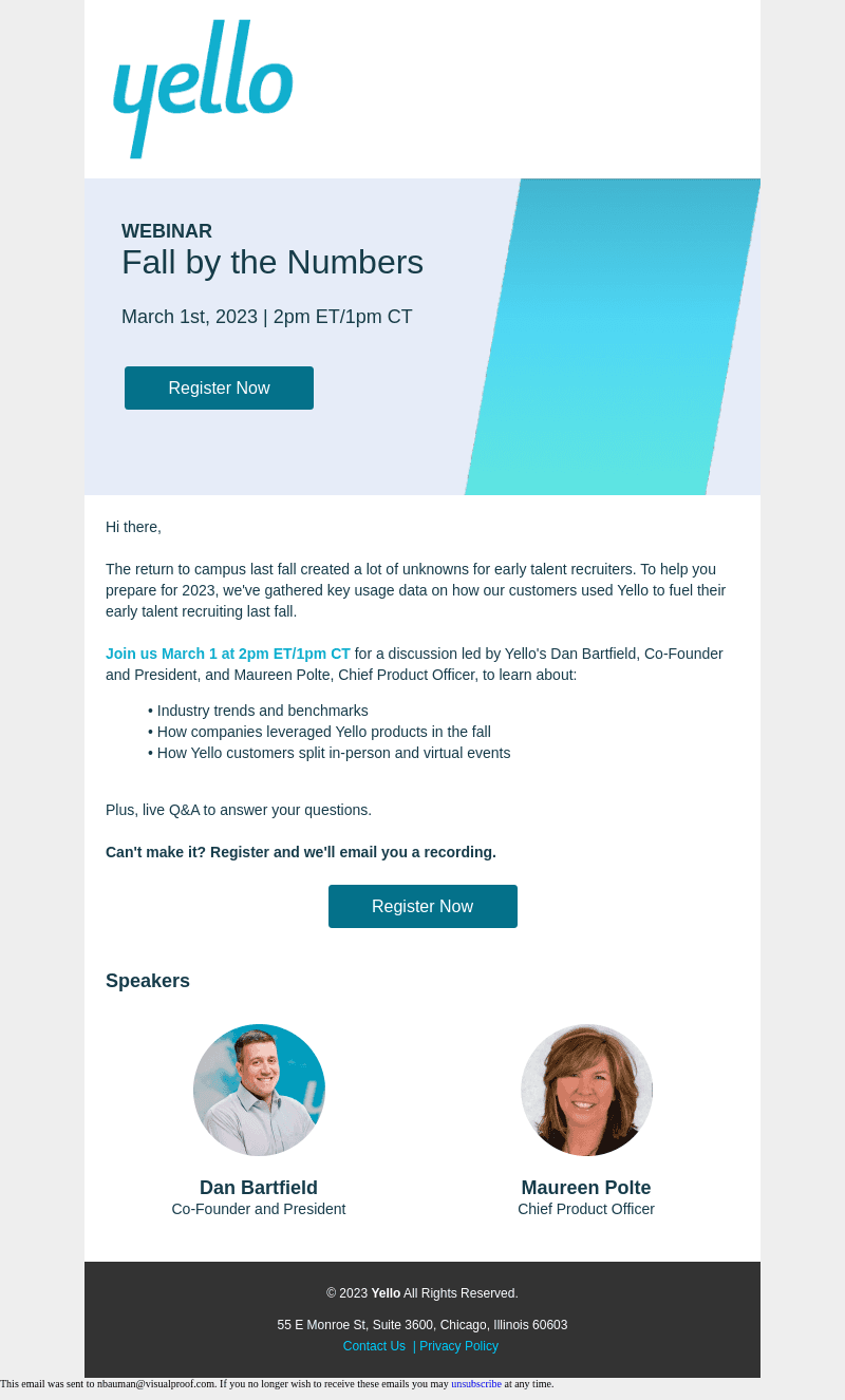 You're Invited - Fall by the Numbers Webinar
