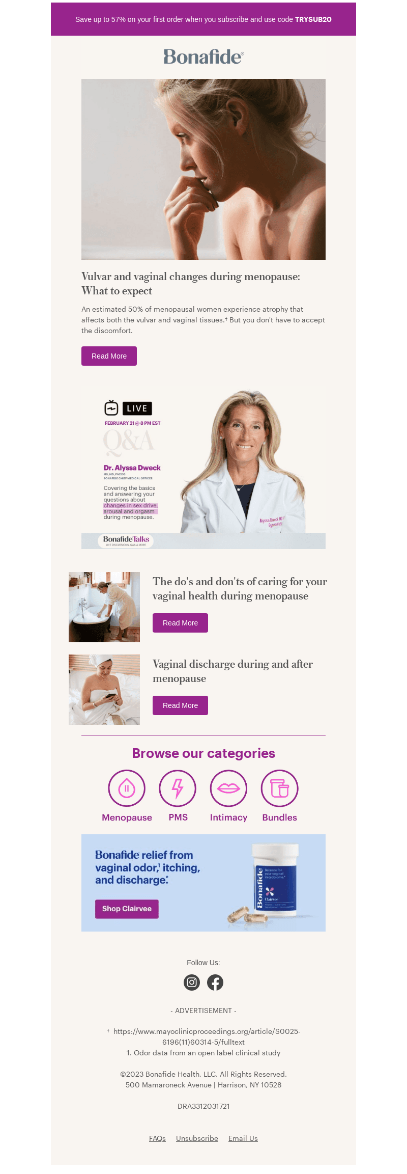 Prep for Vulvovaginal Changes