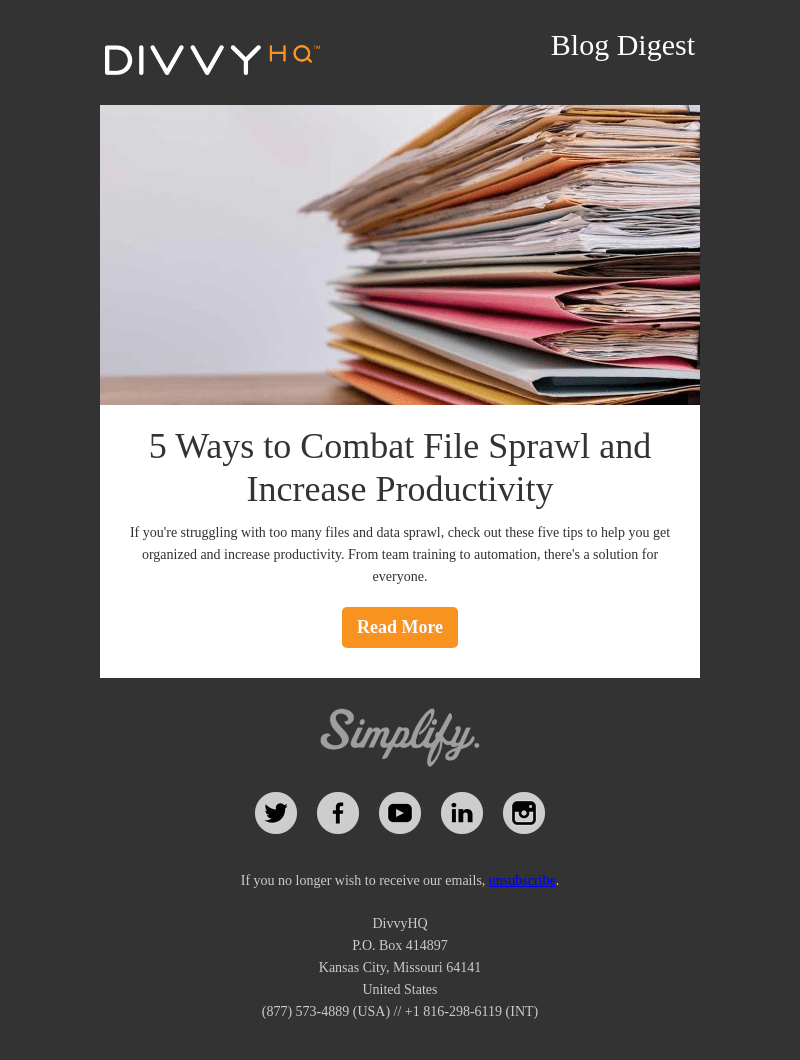 5 Ways to Combat File Sprawl and Increase Productivity