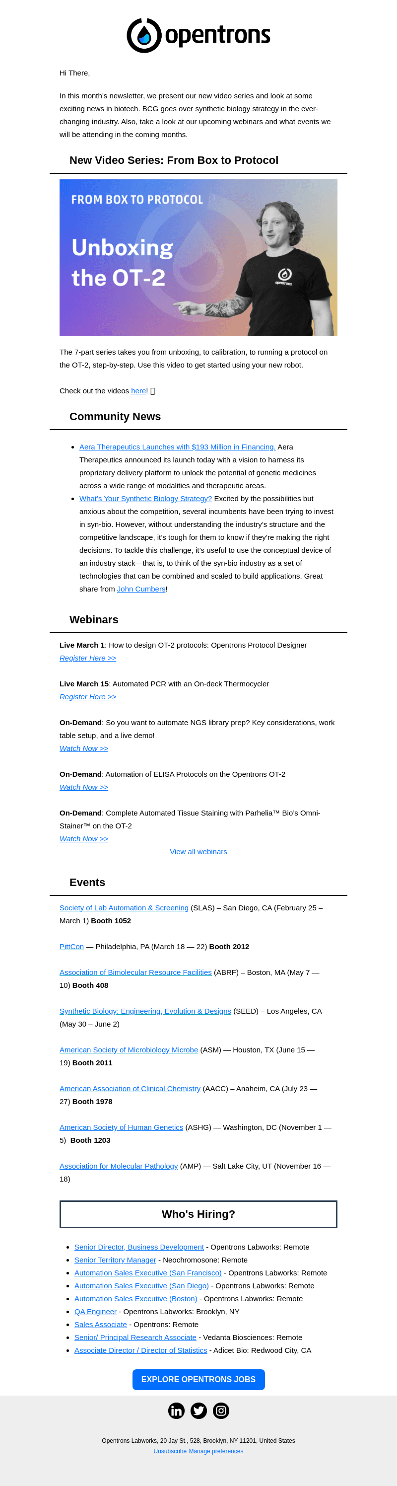 OpenTrons email from Thu, Feb 23, 2023