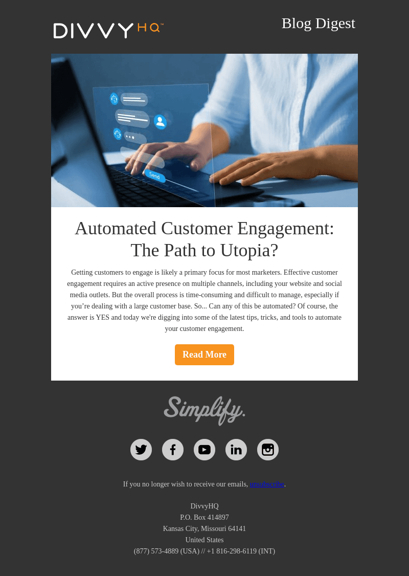 Automated Customer Engagement: The Path to Utopia?
