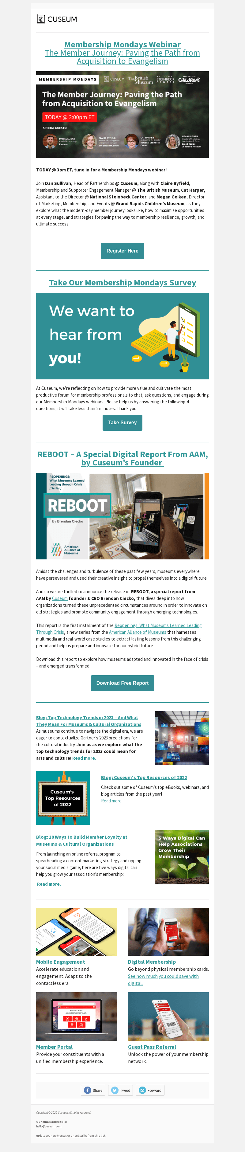 ⏰ TODAY @ 3pm ET 💻 Webinar – The Member Journey