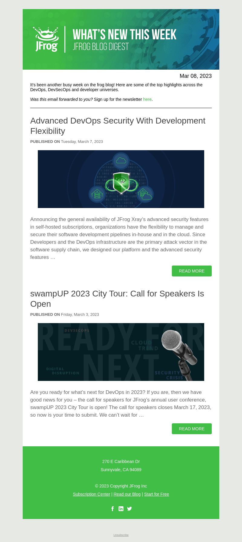 JFrog Blog: Your weekly digest