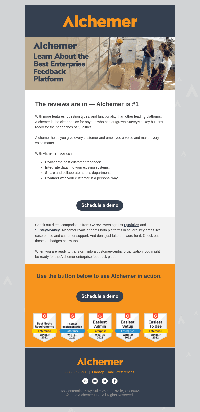 Alchemy Cloud email from Thu, Mar 9, 2023