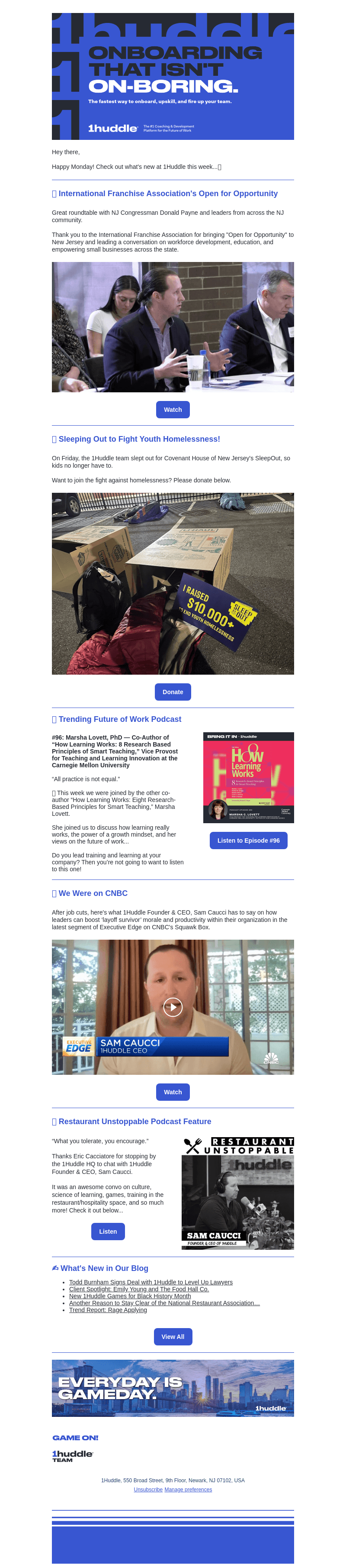 Onboarding that isn't on-boring 💪