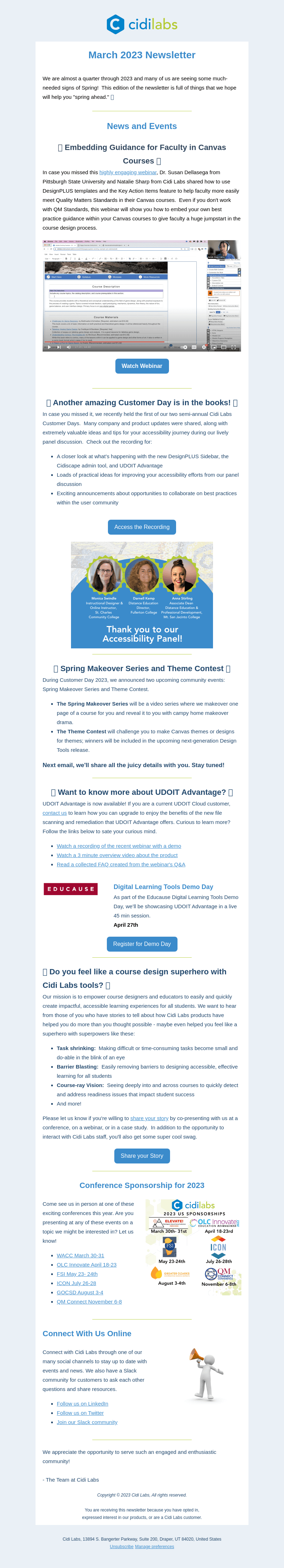 Spring into action with new resources, webinars, and news.